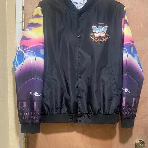 WWE -The Undertaker - Chalkline Jacket Size L- AOP DEAD MAN - Picture 7 of 7
